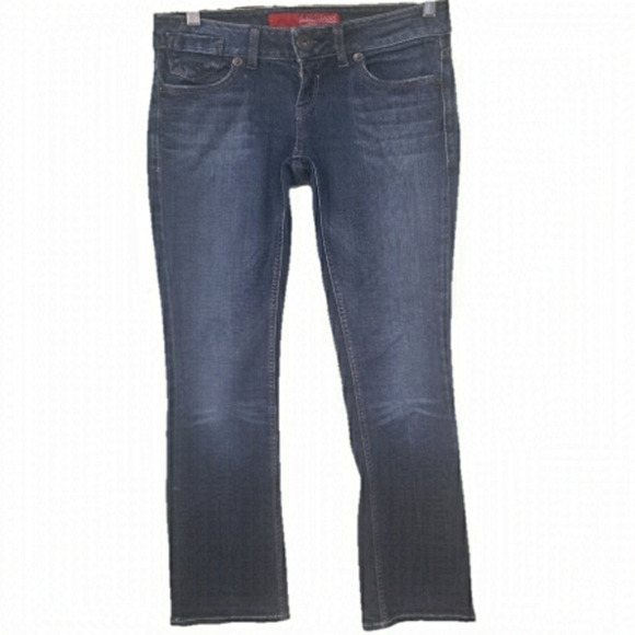 GUESS 81 straight Preppy Y2K 90's Nostalgia stretch jeans - women's - Picture 1 of 6